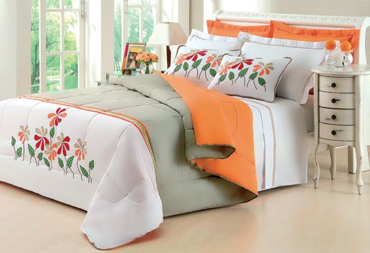 Edredom Tropicalia 5 peças - Ref. 2855